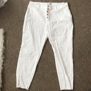 New! Skinny White Pants size 3x